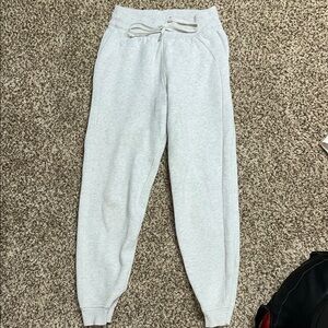 lululemon scuba light gray joggers